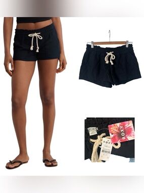 Roxy Oceanside Cotton Drawstring Shorts